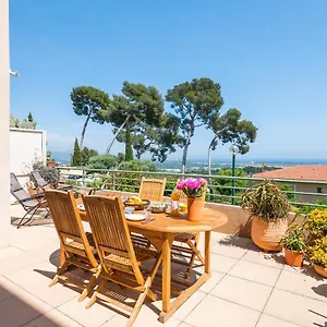 Appartement La Cle Vue Mer, Clim, Terrasse, Parking A Hyères
